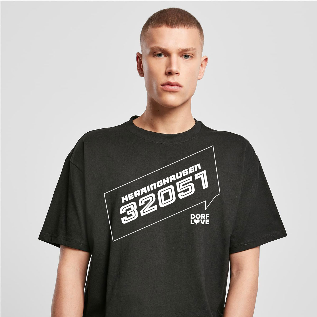 Dorflove-PLZ-Oversize_Shirt-schwarz