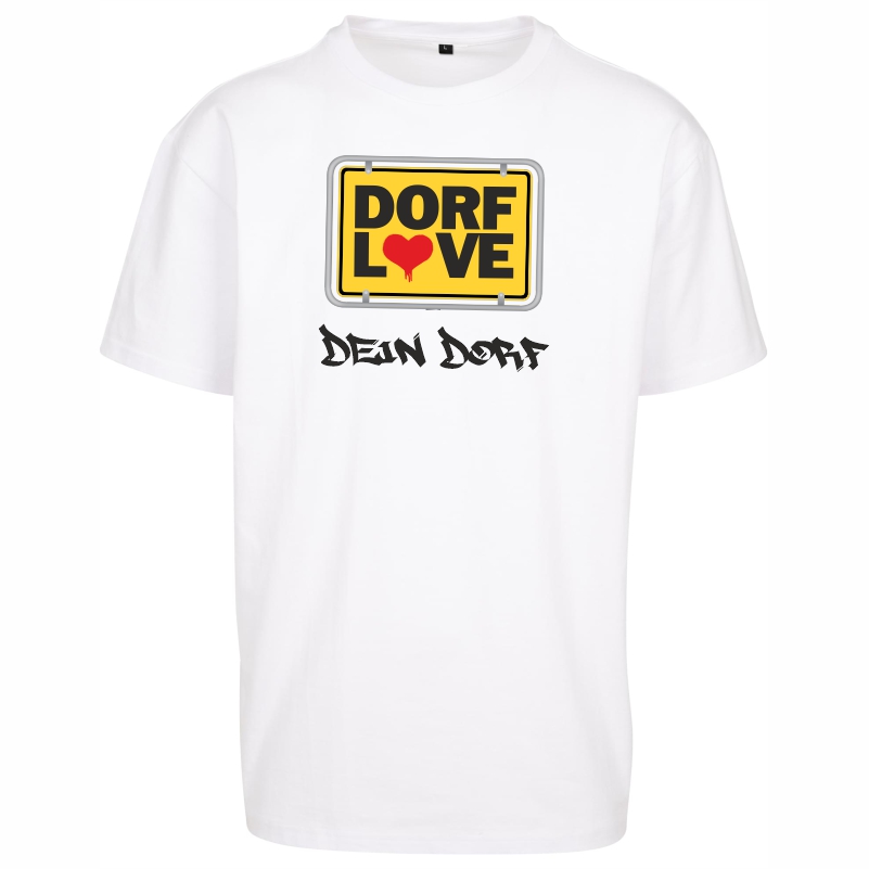Dorflove + dorf oversized shirt weiß vorne b