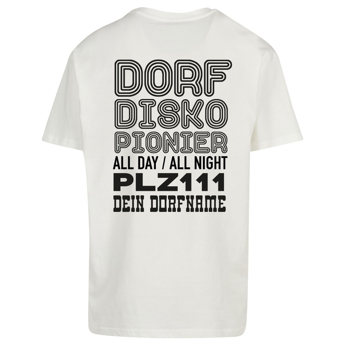 Dorflove_disko_oversized-shirt-weiss-rueck